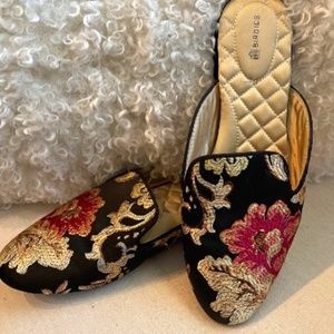 Birdies Phoebe Jacquard Slippers Slides Sz 9.5 EUC